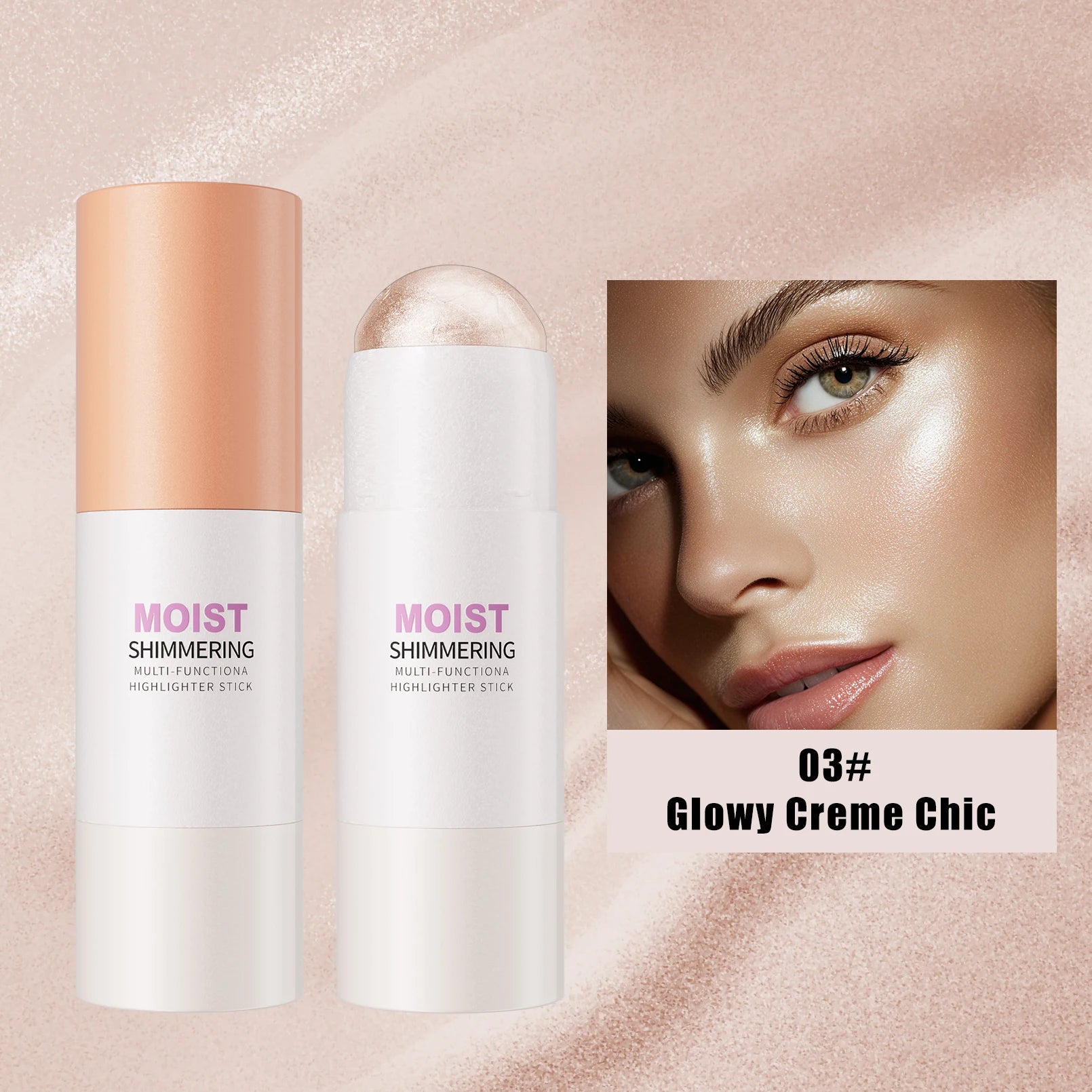 W3W Highlighter Stick – Face Contour & Glow Makeup