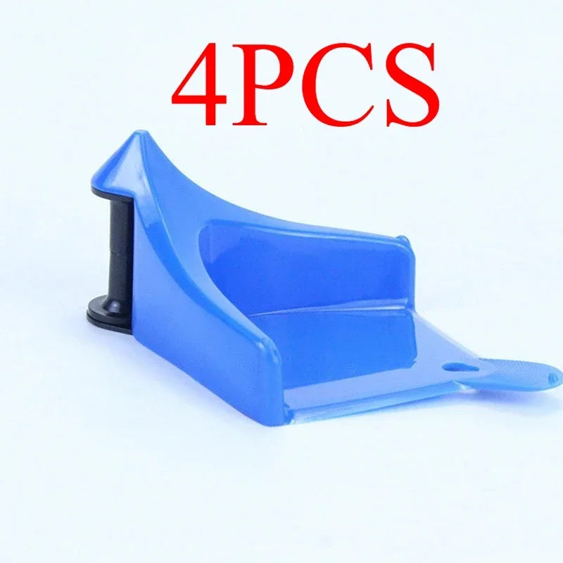 Universal Car Washing Water Pipe Car Hose Slide Tire Wedge Wash Tube Anti Pinch Tools Portable Tire Wedge Auto Detailing Tools Oasis Select Blue 4PCS