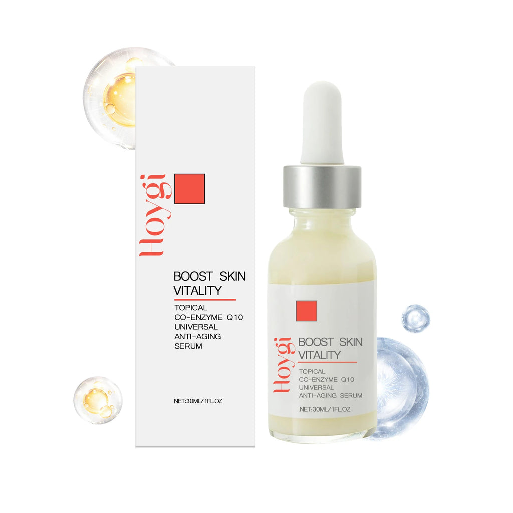 Face & Neck Firming Serum Deep Nourish Fade Fine Lines Lifting Tighten Skin Topical Co-Enzyme Q10 Universal Anti-Aging Serum Oasis Select 30ml Boxed