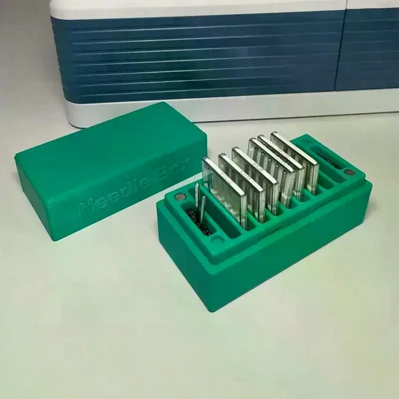 9-Slot Sewing Machine Needle Carrying Case, Portable for Home, Craft Guild Meetings, Perfect Crafter's Present Oasis Select