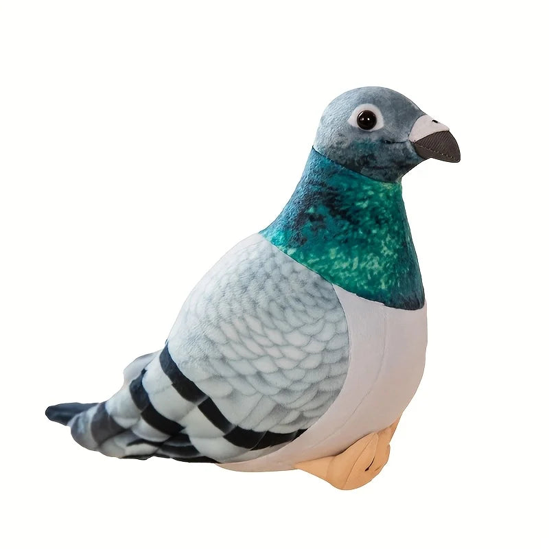 1pc Soft Plush Cat Toy - Cute Realistic Carrier Pigeon Stuffed Animal, Interactive Pet Pillow for All Breeds Pet Products Oasis Select