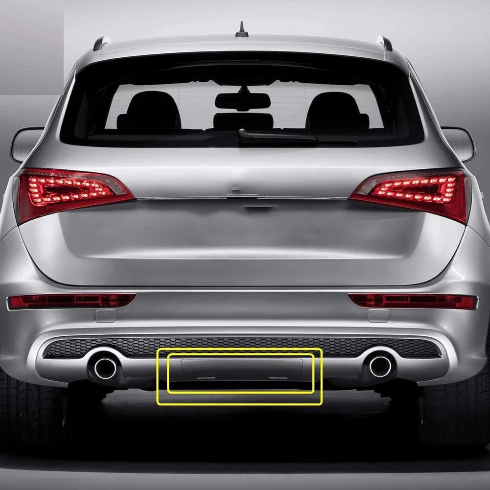 1pc Car Rear Bumper Tow Cover 8R0807819H For Q5 8R (2008 - 2016) ONLY For S LINE REAR BUMPER Rear Bumper Large Trailer Cover Oasis Select
