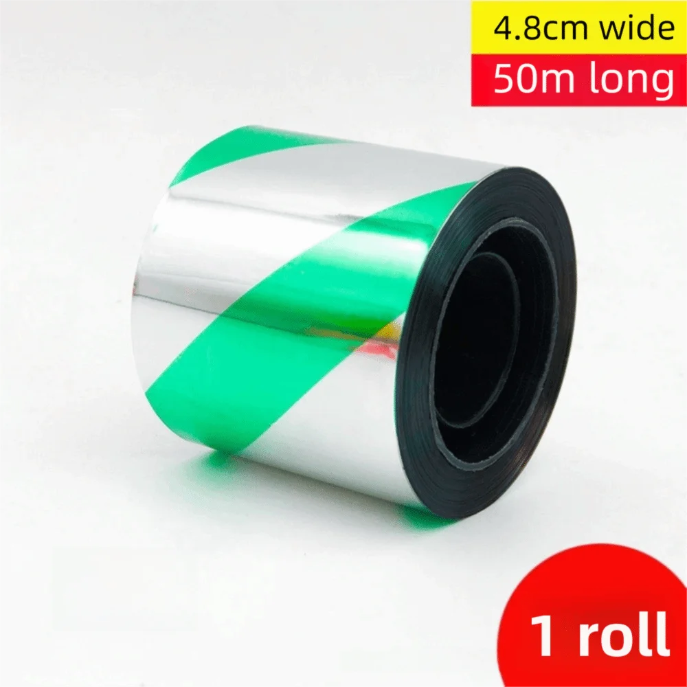 50M/100M/300M Double-sided Reflective Bird Repellent Ribbon Multipurpose Adhesive-free Anti Bird Tape Flashing Hanging Oasis Select Style 13