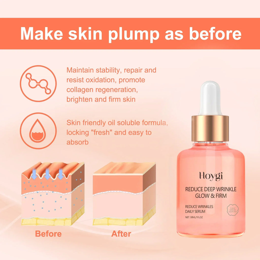 Hoygi Rose Vitamin C Face Serum – Anti-Aging & Brightening 30ml Face Serum Oasis Select