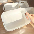 5pcs Stackable Storage Box Rectangular Plastic Organizer Containers Durable Reusable for Kitchen Bathroom Dorm Essentials Oasis Select 5PCS about 20x13x7cm