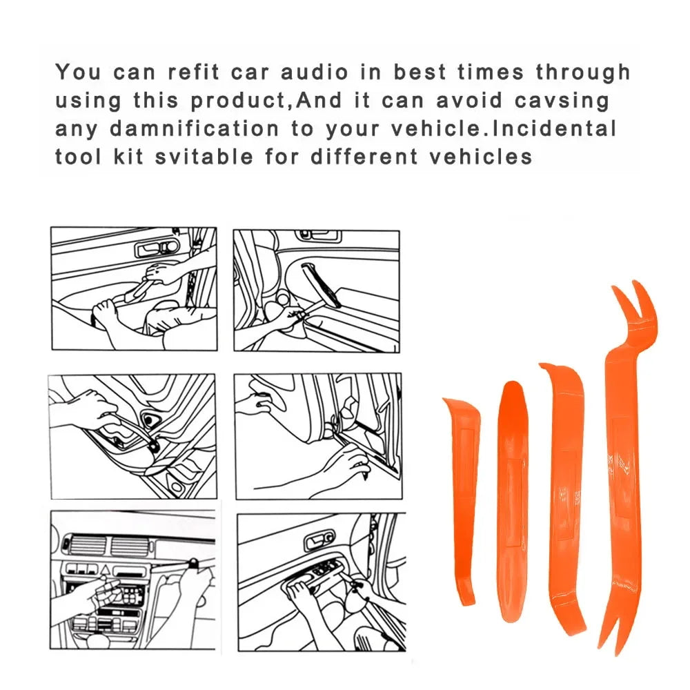 Auto Car Trim Removal Tool – Door Panel Clip & Nail Puller Auto Trim Removal Tool Oasis Select