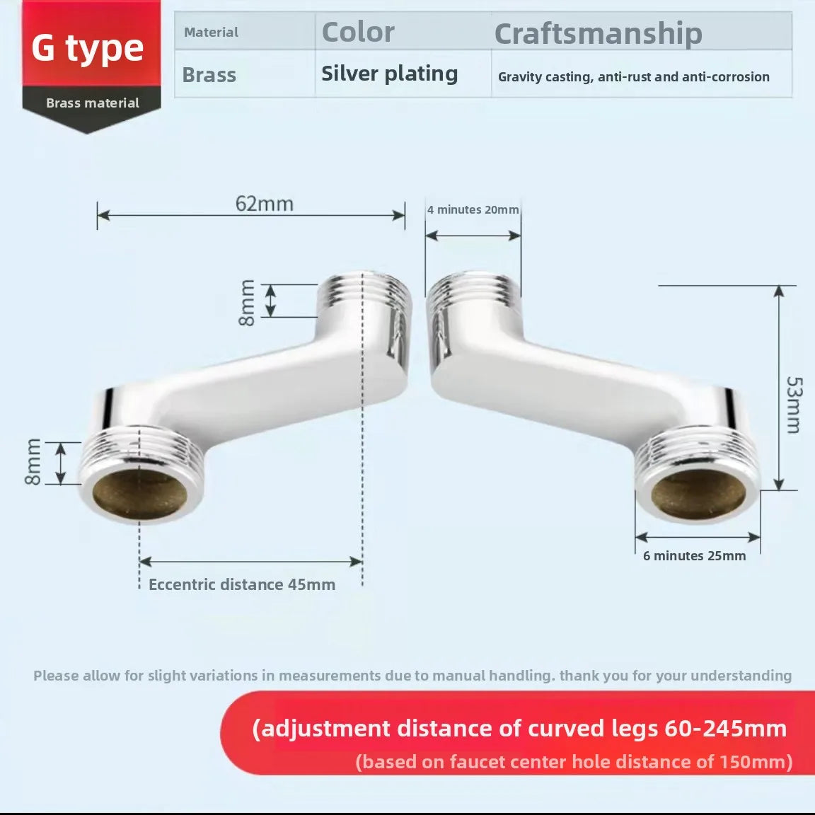 Width Adjustable Angle Valve Replacement Shower Faucet Adapter Part Stainless steel Wall Mounted Bathroom Accessories 2Pcs/Set Oasis Select a pair of G