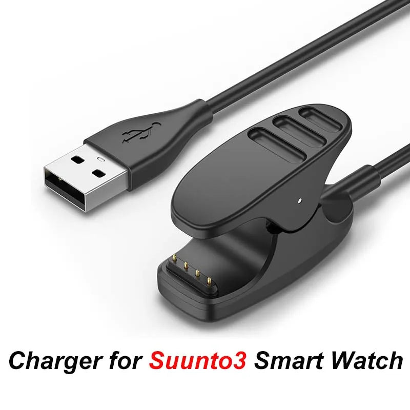 USB Clip Cradle Charger for Suunto 5 Peak, Ambit, Core & More Smartwatch Charger Oasis Select