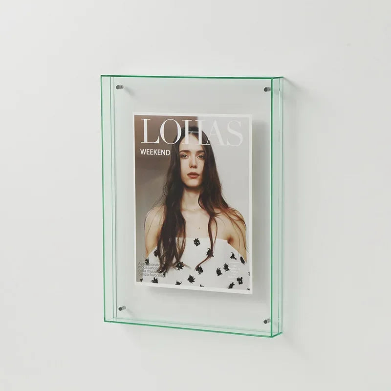 Transparent Acrylic Photo Frame – Wall Mount or Tabletop