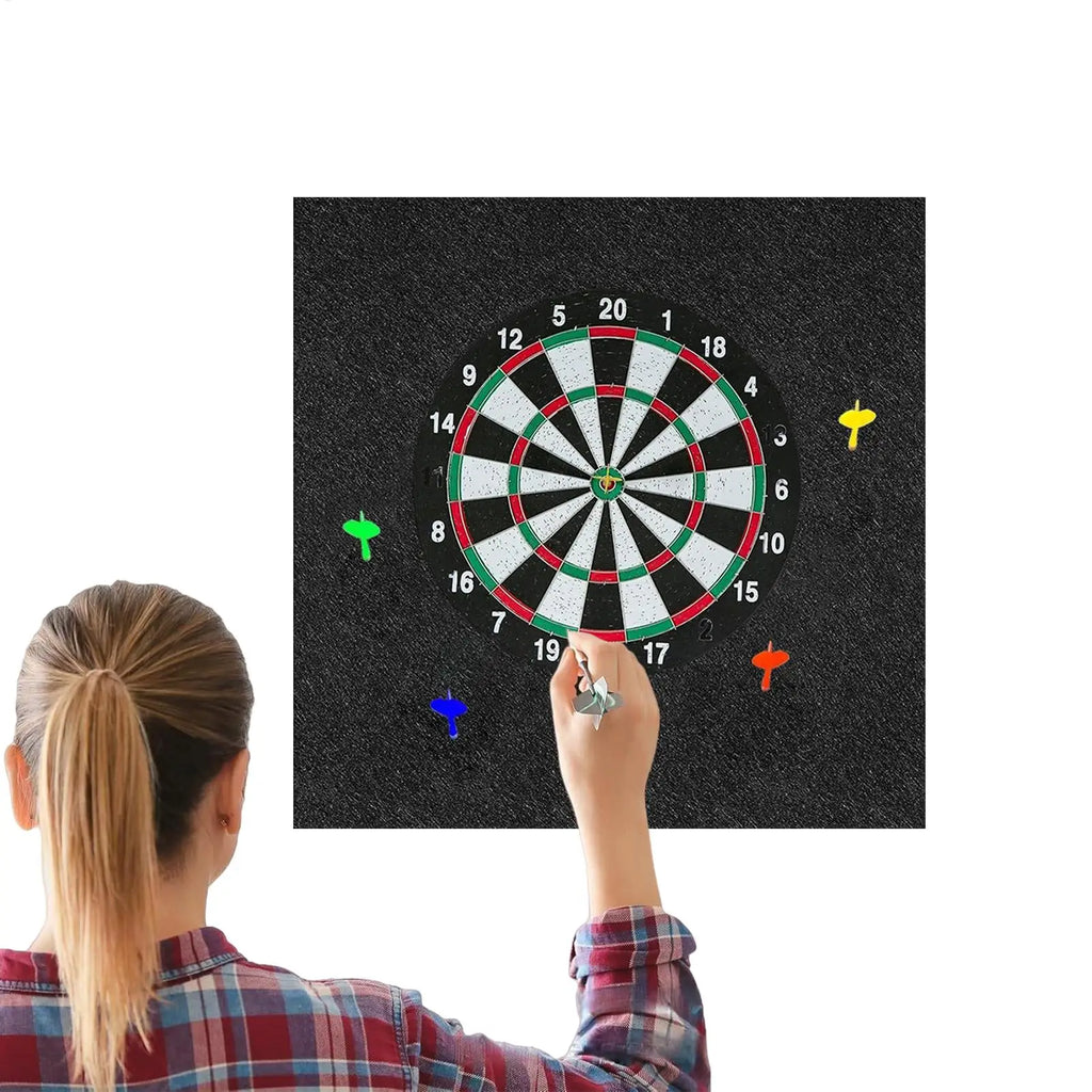 Dart Backboard Large Felt Wall Tiles Dart Board Backer Large Backer Board with Professional Design for Offices Outdoor Room Oasis Select