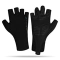 Men's Cycling Gloves Breathable Half Finger Bicycle Sports Gloves Anti-Slip Fitness Gloves Professional Summer Road Gloves Oasis Select black L