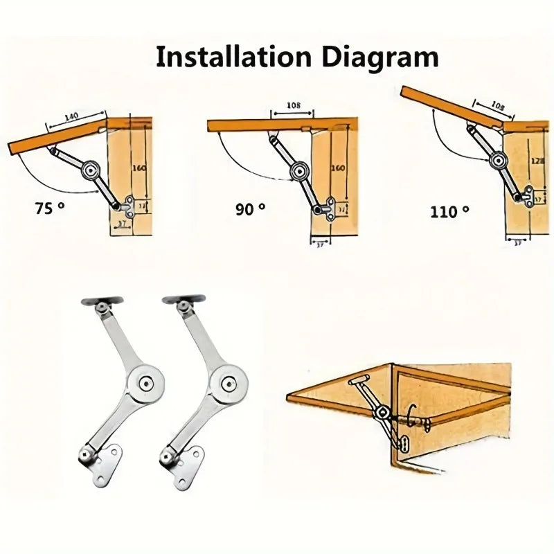 1pcs Stop At Will Stop At Will Cabinet Door Support Rod Cabinet Door Oil Column Pressure Door Panel Mechanical Damping Support Oasis Select