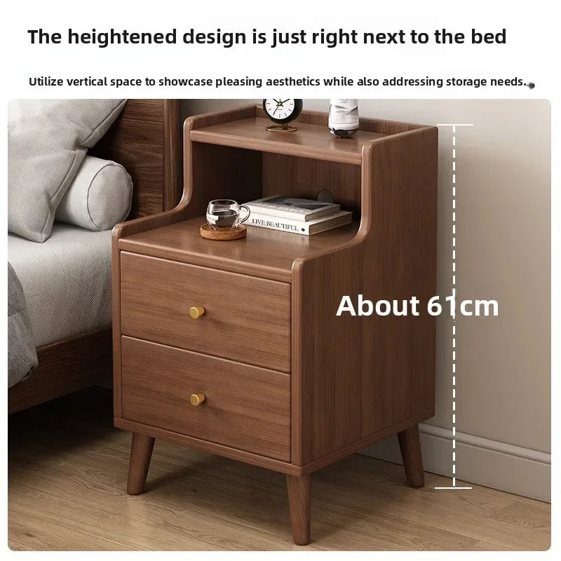 Multi-functional Household Goods Bedside Table Bedroom Bedside With Multi-function Bedside Small Low Side Cabinet Oasis Select