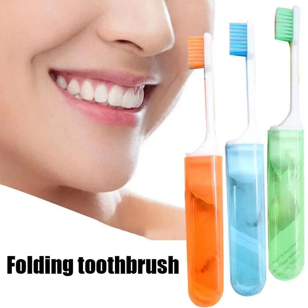Foldable Travel Toothbrush – Soft Bristles, Portable & Compact Foldable Toothbrush Oasis Select