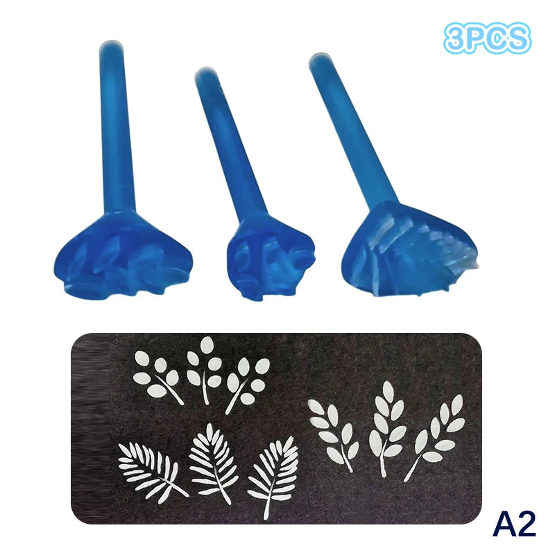 3/4pcs Flower Floral Dotting Tools Set Mandala Dotting Embossing Tools For Rock Art Stamp Pen DIY Graffiti Home Outdoor Oasis Select A2