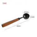 Wooden Measuring Spoon Scoop with Long Handle Bar Kitchen Household Tools High Baking Tool Coffee Powder Measuring Spoon Oasis Select Black-long-15ml