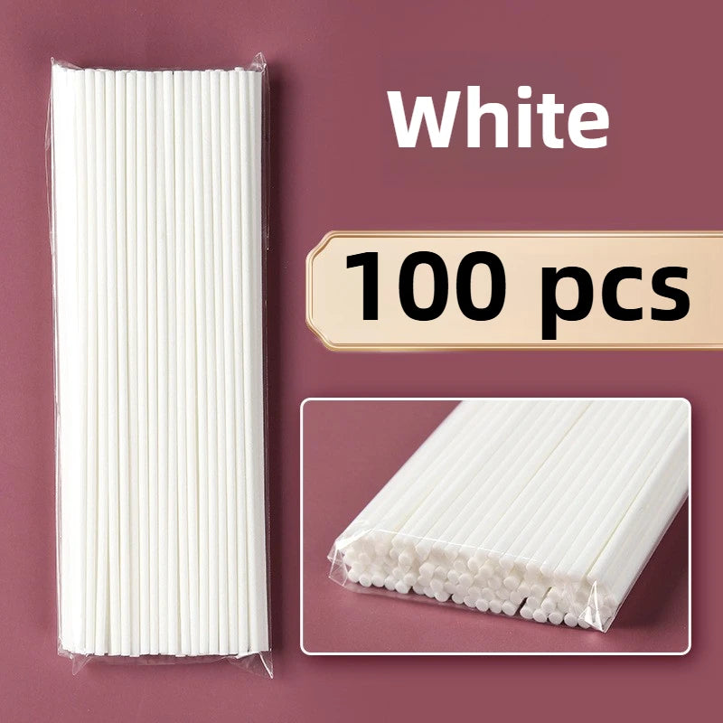 100pcs Per Pack Fiber Reed Diffuser Sticks 3mmx20cm Rattan Home Fragrance Aromatherapy Sticks Lasting for Office Bedroom Oasis Select white 100pcs
