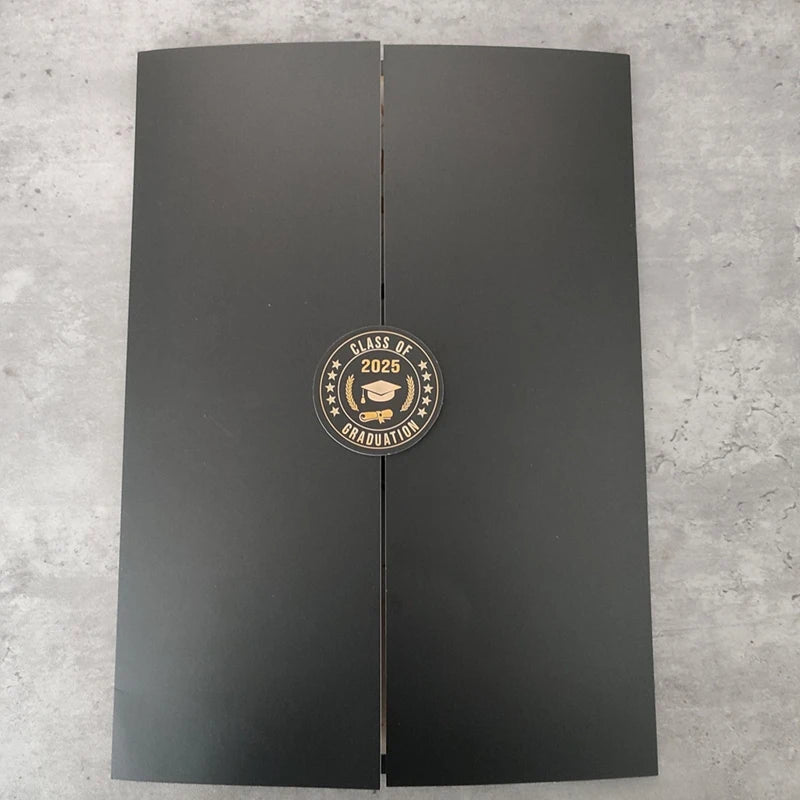 WISH 2025 Graduation Guest Book Alternative, Black Class Of 2025 Graduation Party Decorations, Graduation Signature Oasis Select