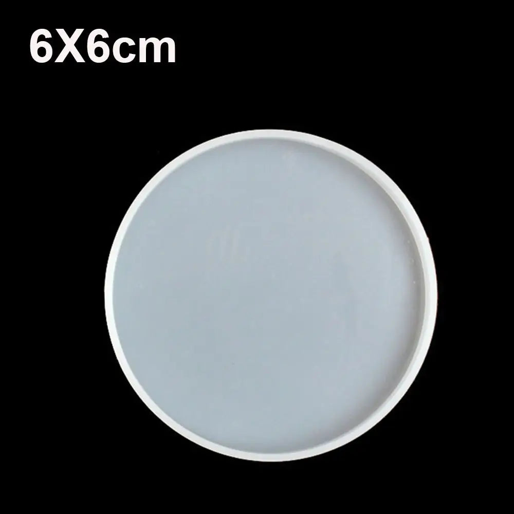 Silicone Mold Round Petri Dish Round Coaster Epoxy Resin Art Supplies Make Your Own Coaster Resin Molds Transparent Fluid Arts Oasis Select 6x6cm