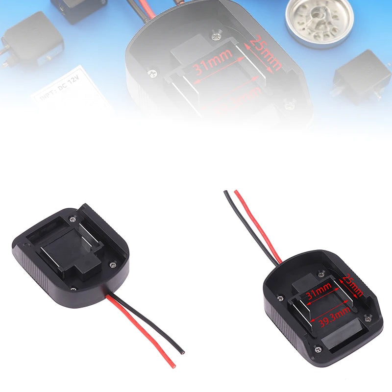 DIY Battery Cable Battery Adapter Connector Output Adapter For 18V Li-ion BL1830 BL1840 BL1850 For Electric Drills Oasis Select