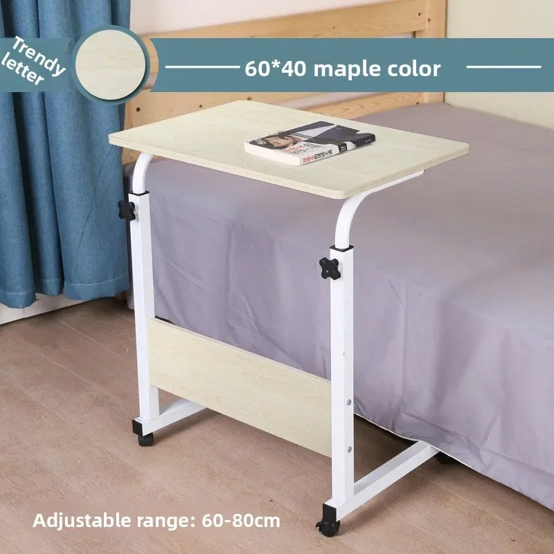 Computer desk Lazy table Desktop household bed Desk Simple small table Simple folding table Removable bedside table Durable Oasis Select Maple 60x40