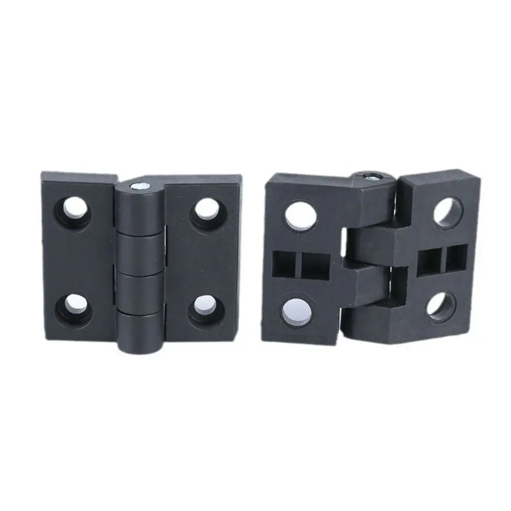 Professional ABS Plastic Plastic Door Hinge Black Durable Cabinet Door Hinge Wear-resistant Hardware Door Bearing For Furniture Oasis Select