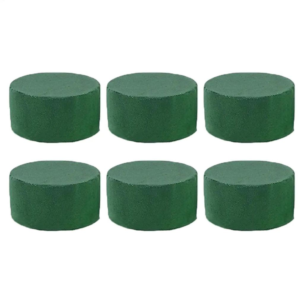6Pcs Green Floral Foam Block DIY Flower Arrangement Sponge Dry Wet Absorbent Bricks For Flower Birthday Wedding Garden Decor Oasis Select