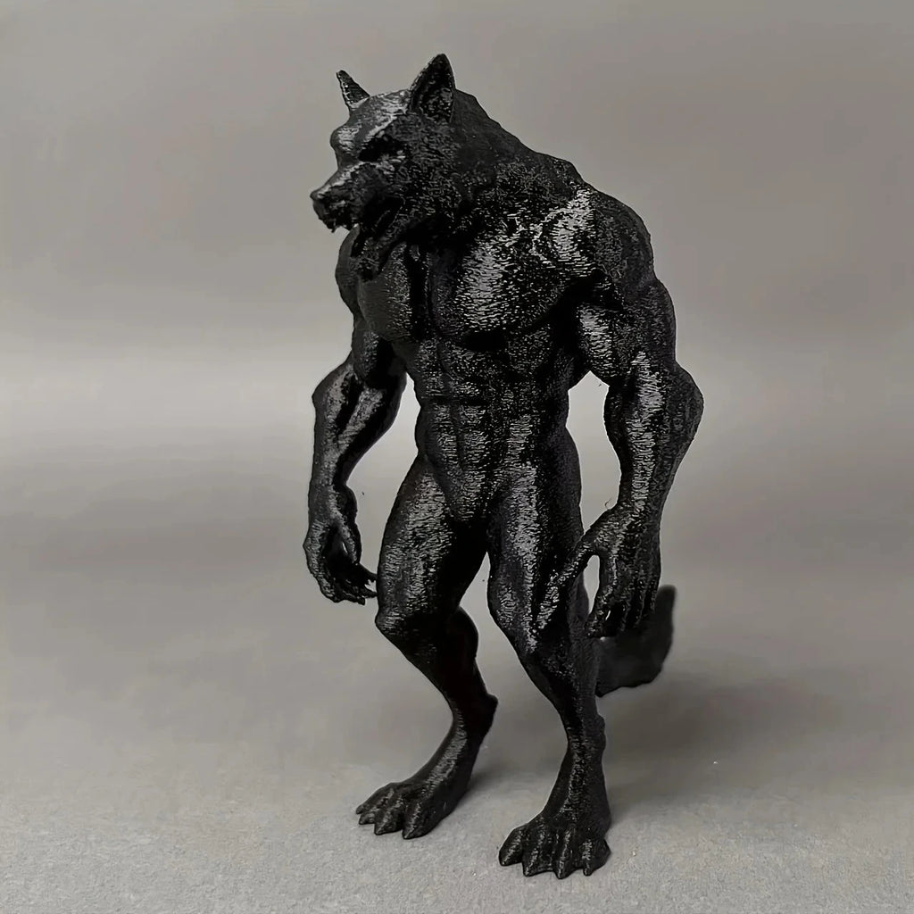 Standing Werewolf Ornaments Realistic Design-home Decoration Werewolf Statue Ornaments Suitable for Christmas Valentine's Day Oasis Select
