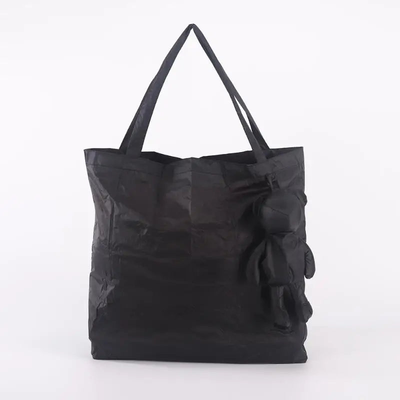 Cute Doll Mini Foldable Shopping Bag Women's Portable Tote Bag 인형 미니 접이식 쇼핑백 Сумка женская Reusable Pouch Oasis Select
