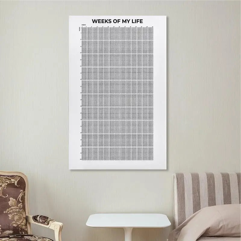 Week Of My Life Motivational Quotes 4000 Inspirational Life Decorations Calendar Wall Art Print Home Decor Oasis Select