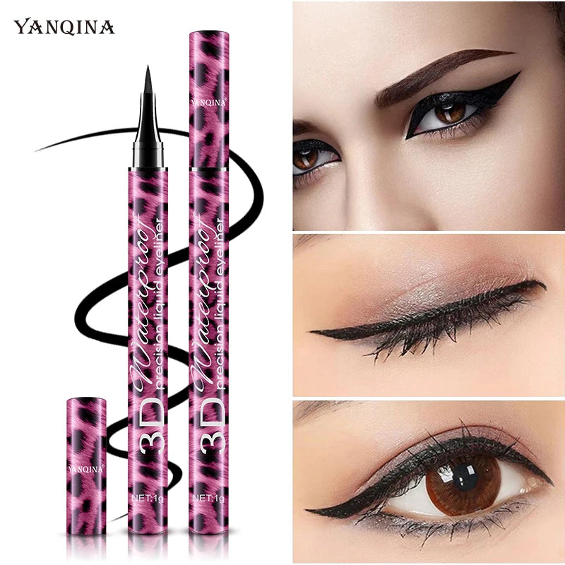 YANQINA 4D Mascara & Liquid Eyeliner Set – Waterproof 2Pcs