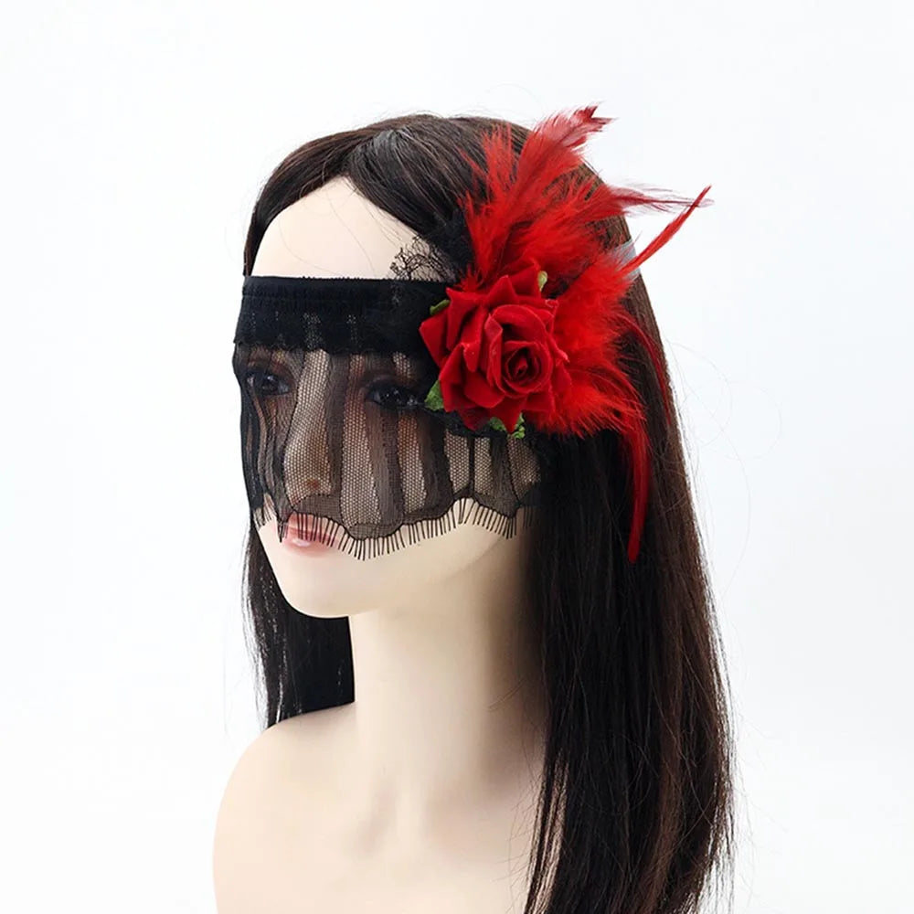 Women's Lace Masquerade Eye Mask – Halloween & Cosplay Party