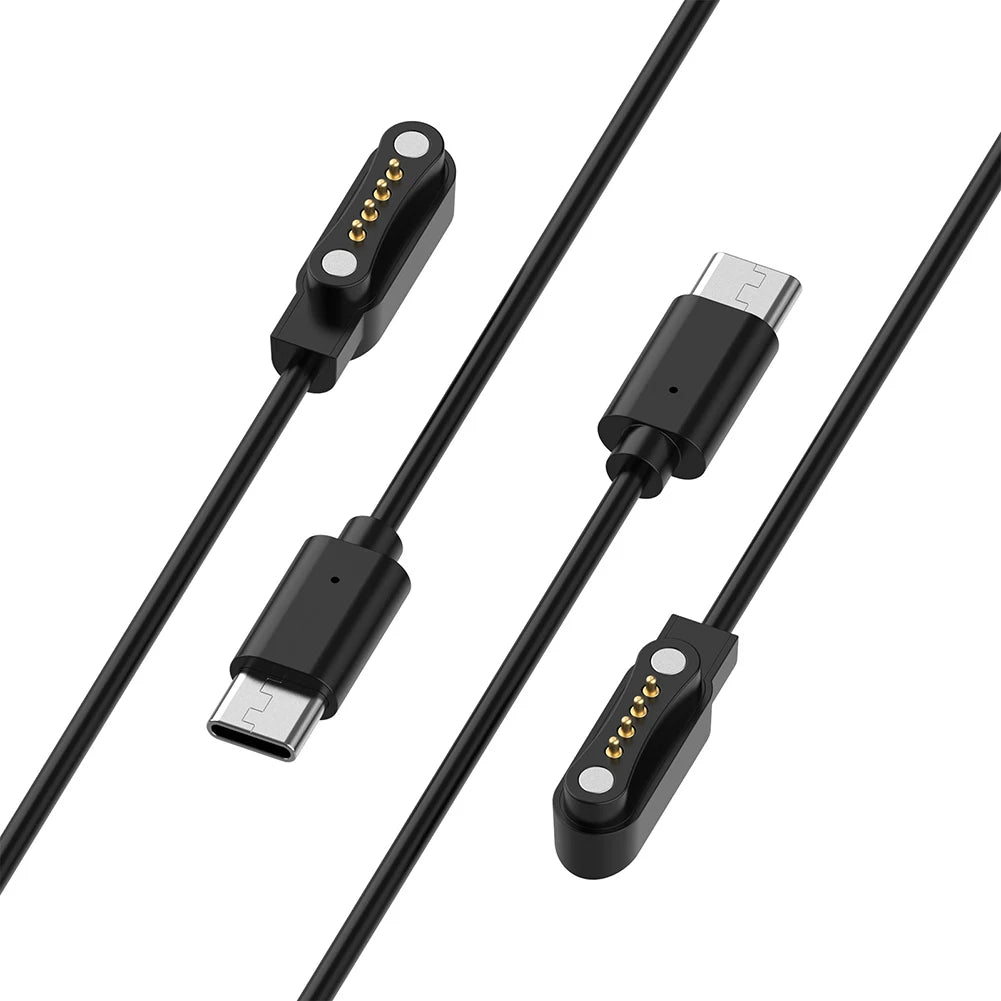  4pin Smart Watch Dock Charger Adapter Magnetic Charger Cable Wire For PLAUD Note AI Recorder Charger Cable Oasis Select