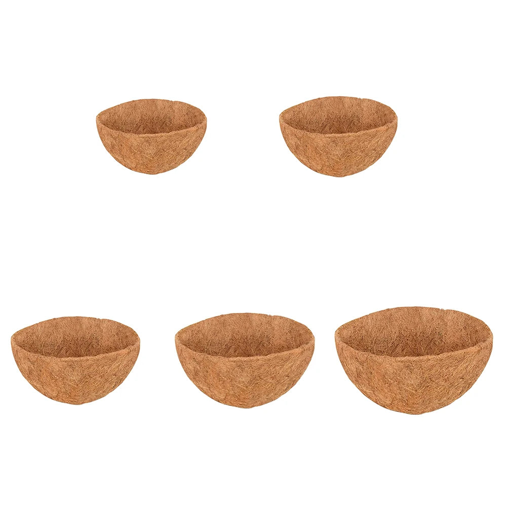 Natural Coconut Fiber Basket Liner – Cuttable 8–16 Inch Coir Hanging Basket Liner Oasis Select