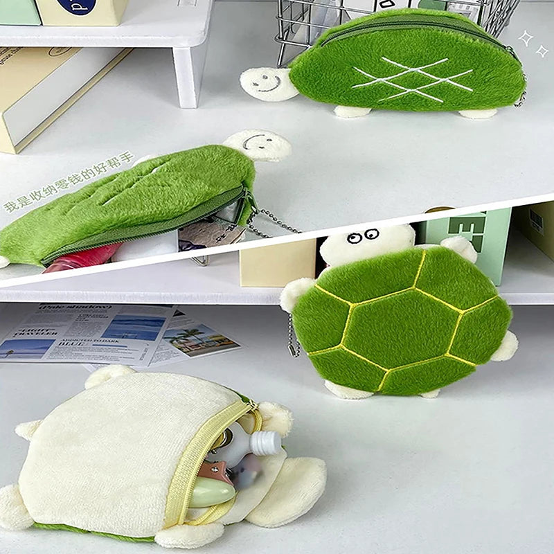 Cute Plush Turtle Coin Purse & Pencil Case | Kids Gift