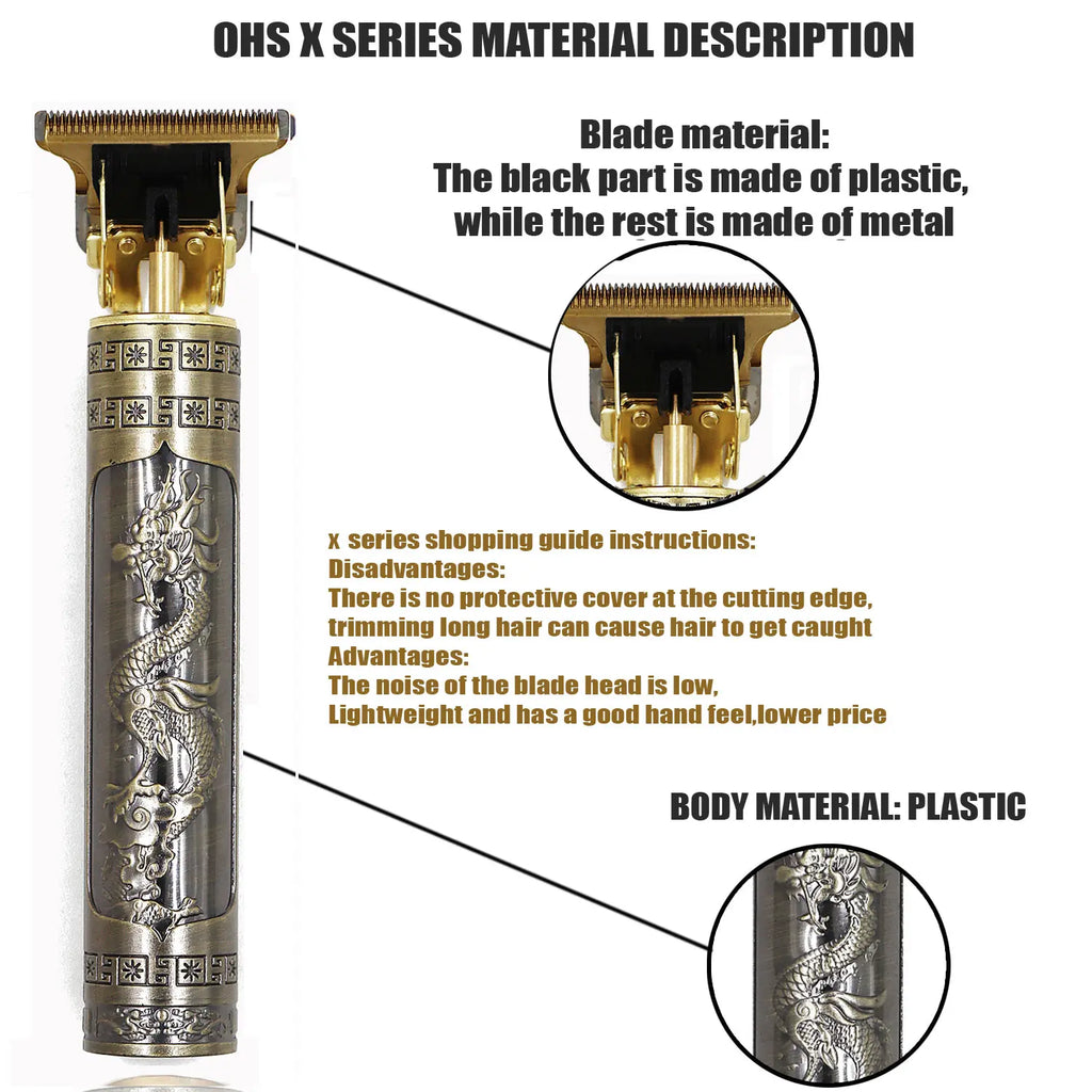 T9 Hair Clipper Repair Beard Shaving Body Hair Trimmer Clippers Electric Machine Men Haircut Machine 0mm Barber Shaver Oasis Select