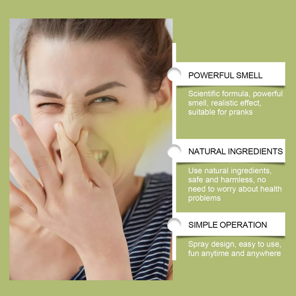 Fart Stink Spray Prank Gag Gift April Fools Day Party Joke Funny Trick Novelty Portable Natural Safe Formula For Adults Teens Oasis Select