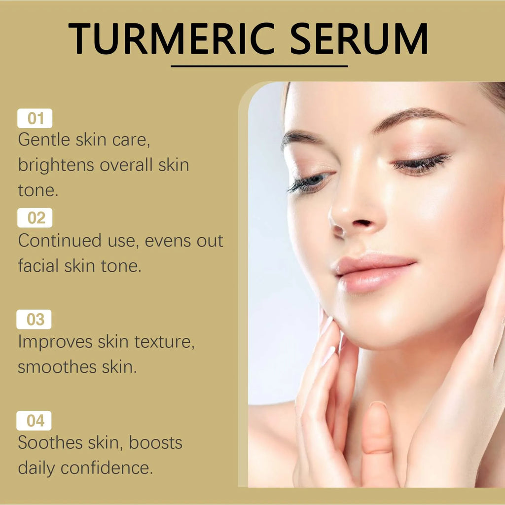 Hoygi Turmeric Face Serum – Brightening & Dark Spot Corrector Face Brightening Serum Oasis Select