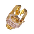 6.35mm Electric Guitar Jacks 3 Pole Stereo Panel Mount Plug Sockets Connector Guitar Jack For Active Pickups Guitar Bass Stereo Oasis Select gold