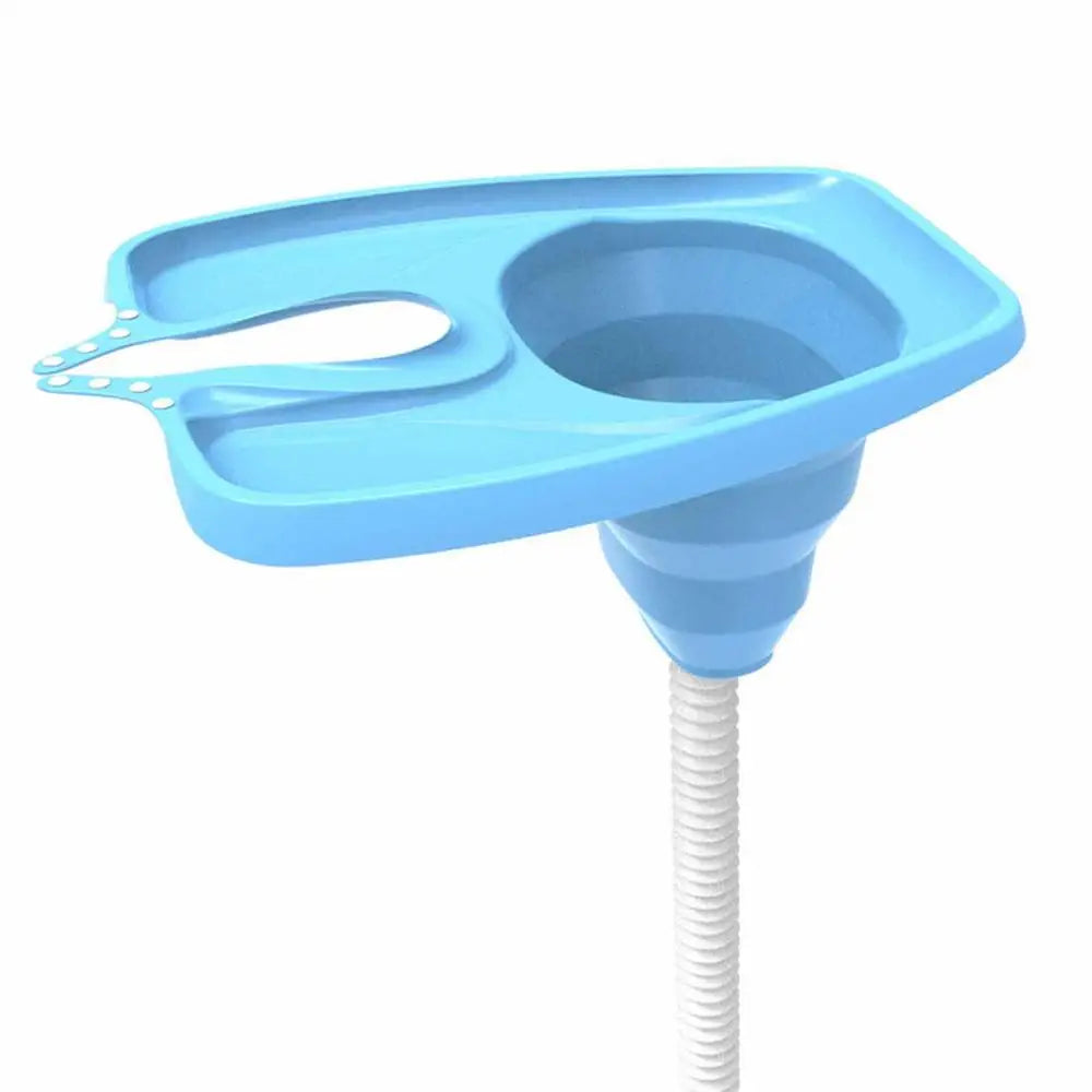 Portable Shampoo Bowl Foldable Vertical Shampooing Basin with Drain Hose for Elderly Home Salon Hair Wash Supplies for Disabled Oasis Select A