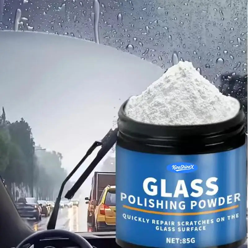 Glass Polishing Powder Professional Car Windshield Scratch Remover Glass Polishing Scratch Remover Repair Auto Care Accessories Oasis Select