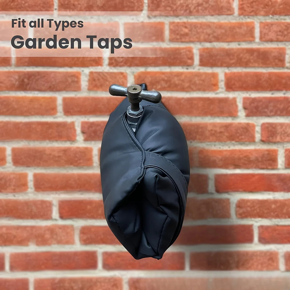 1 Outdoor Faucet Cover,Anti-freezing and Heat Insulation in Winter,Easy To Remove,Durable Leather,Faucet Protection Cover Oasis Select