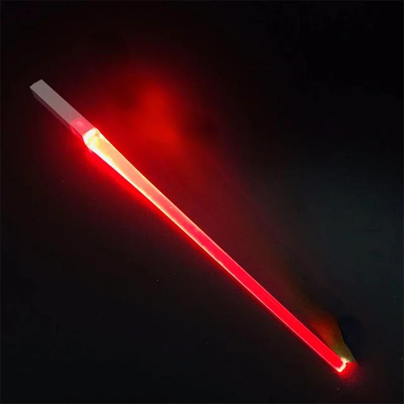 Chop Sabers Lights Up Lightsaber Chopsticks Luminous Chopsticks Night Tableware Multi-Color Chopsticks Oasis Select 1pcs red