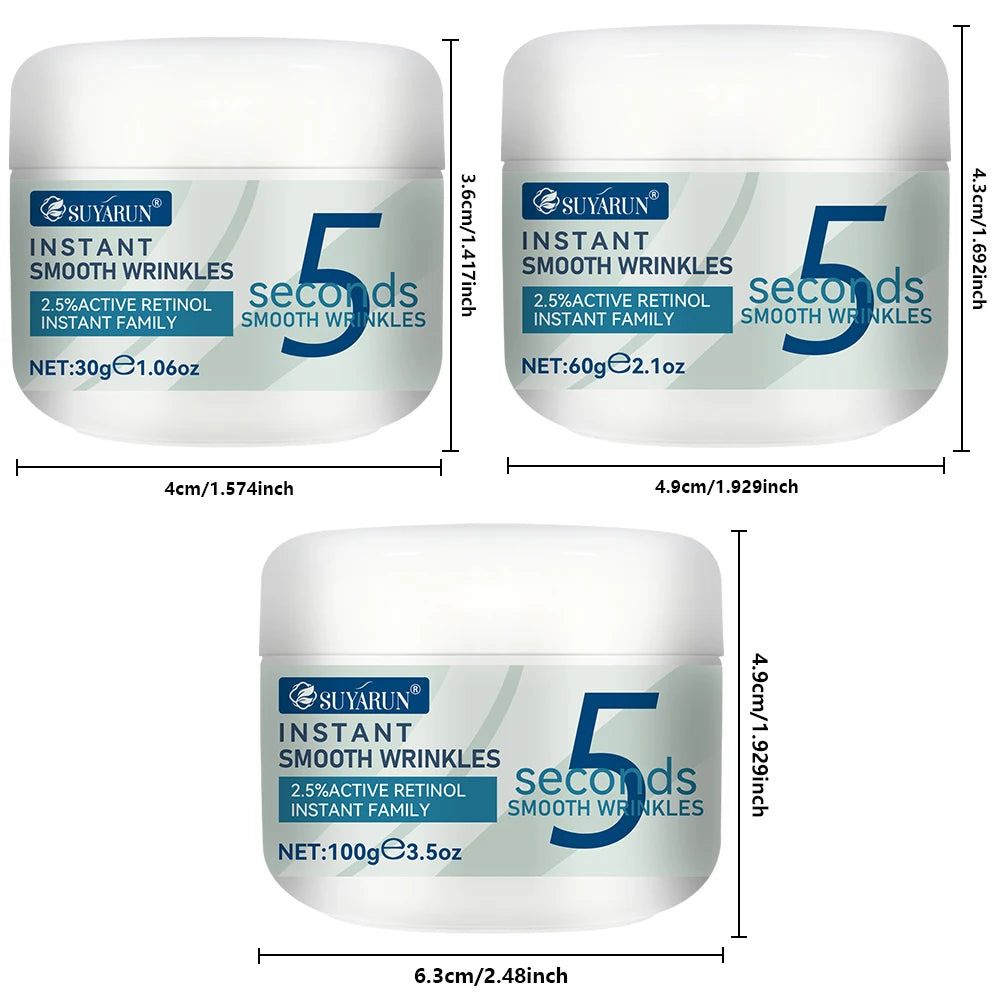 SUYARUN SUYARUN 5-Second Anti-Wrinkle Cream with Collagen & Hyaluronic Acid Anti-Aging Face Firming Moisturizer for All Type. Oasis Select