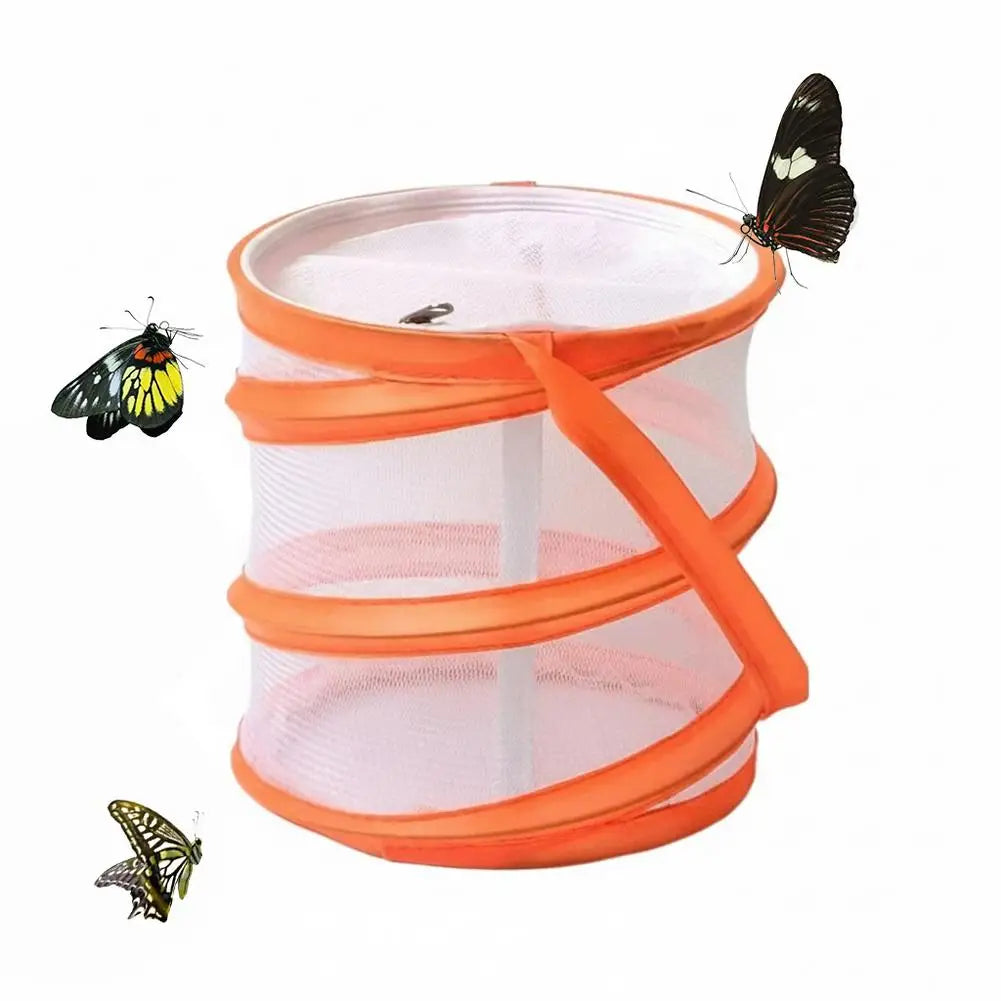 Retractable Insect & Butterfly Net + Observation Cage – Kids
