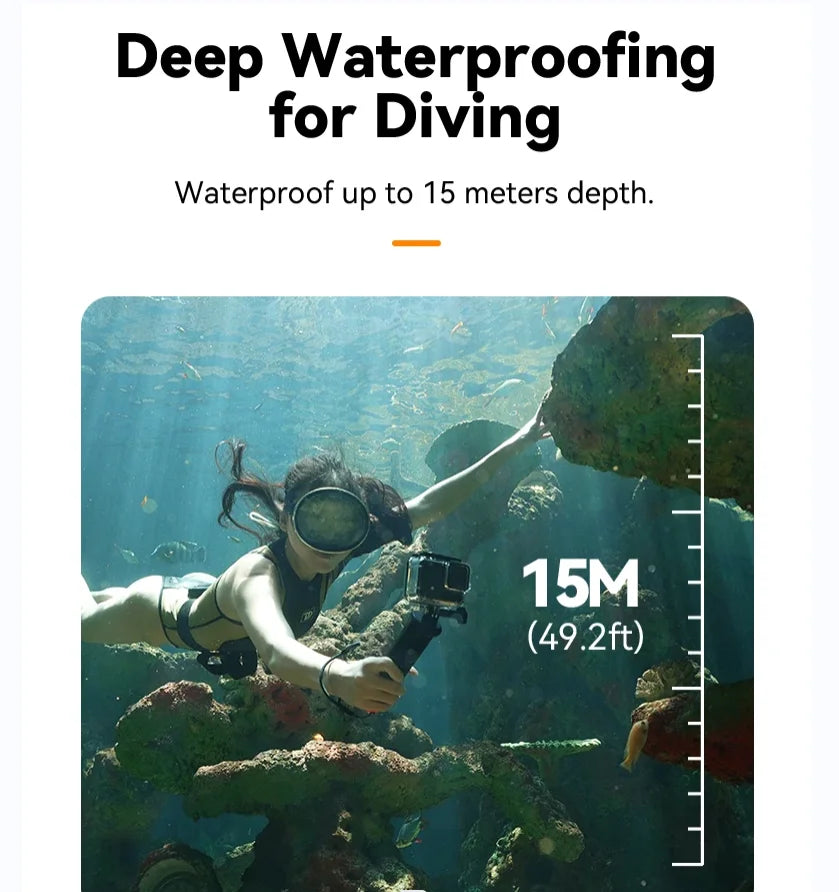 TELESIN Bluetooth Floating Stick for GoPro Hero 9–13 | Buoyancy