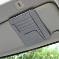 Car Sun Visor Organizer Multi-Pocket Business Card Storage Management Sunglasses Holder Visor Accessories Auto Interior Oasis Select grey