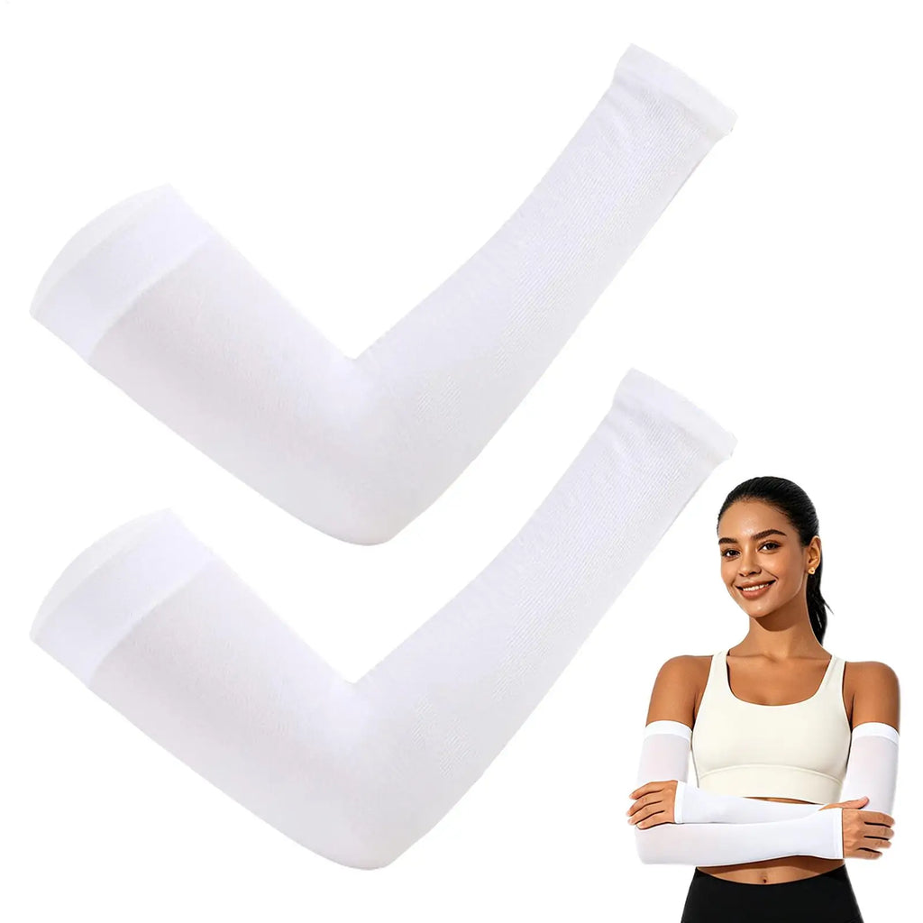 Arm Sleeves 1Pairs UV Arm Sun Sleeves Breathable Protection for Driving Sports Hiking Outdoor Summer Activities Sun Protection Oasis Select