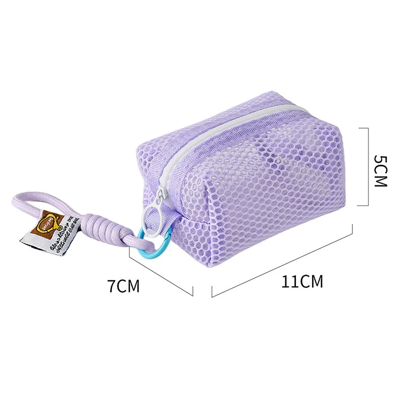 Mini Mesh Coin Purse – Vibrant Zipper Pouch for Women