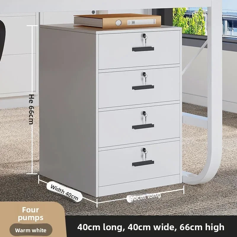 Multi-functional File cabinet with lock Office wooden mobile storage cabinet Drawer cabinet with wheel Oasis Select 40cmA